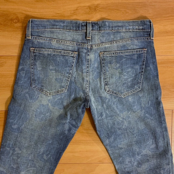 NWT Current/Elliot “The Stiletto” Blue Rose Jeans - Picture 4 of 8